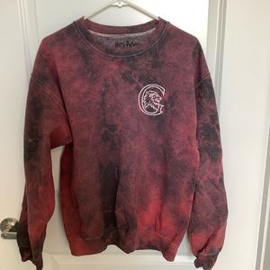 tie-dye gryffindor sweatshirt